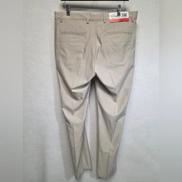 Greg Norman Collection Performance Golf Pant Mens 34 X 32 In Khaki New - Picture 11 of 11